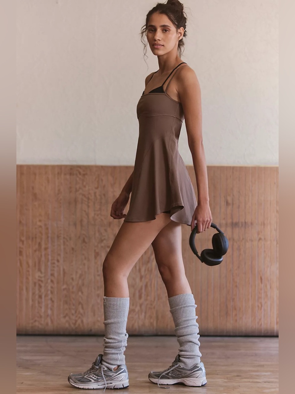 NWOT FREE PEOPLE MOVEMENT Baseline UV Protection Tennis Dress | Sandstorm Combo - Picture 4 of 7